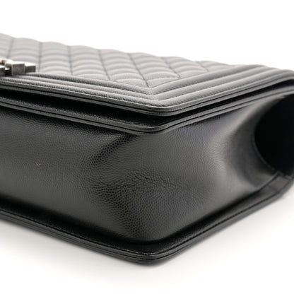 Chanel Caviar Quilted New Medium Boy Flap Black 10 of 10