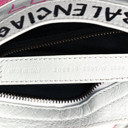 Balenciaga Agneau Graffiti All Over Classic Hardware Mini City White Multicolor 6 of 14