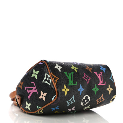 Louis Vuitton Monogram Multicolor Mini Sac HL Speedy Black 4 of 11