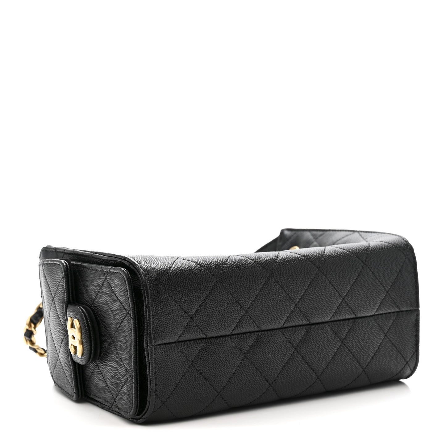 Caviar Quilted Mini Chanel 25 Handbag Black