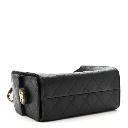 Chanel Caviar Quilted Mini Chanel 25 Handbag Black 4 of 11