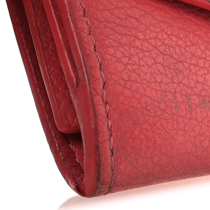 Louis Vuitton Calfskin Lockmini Wallet Hot Pink 11 of 13