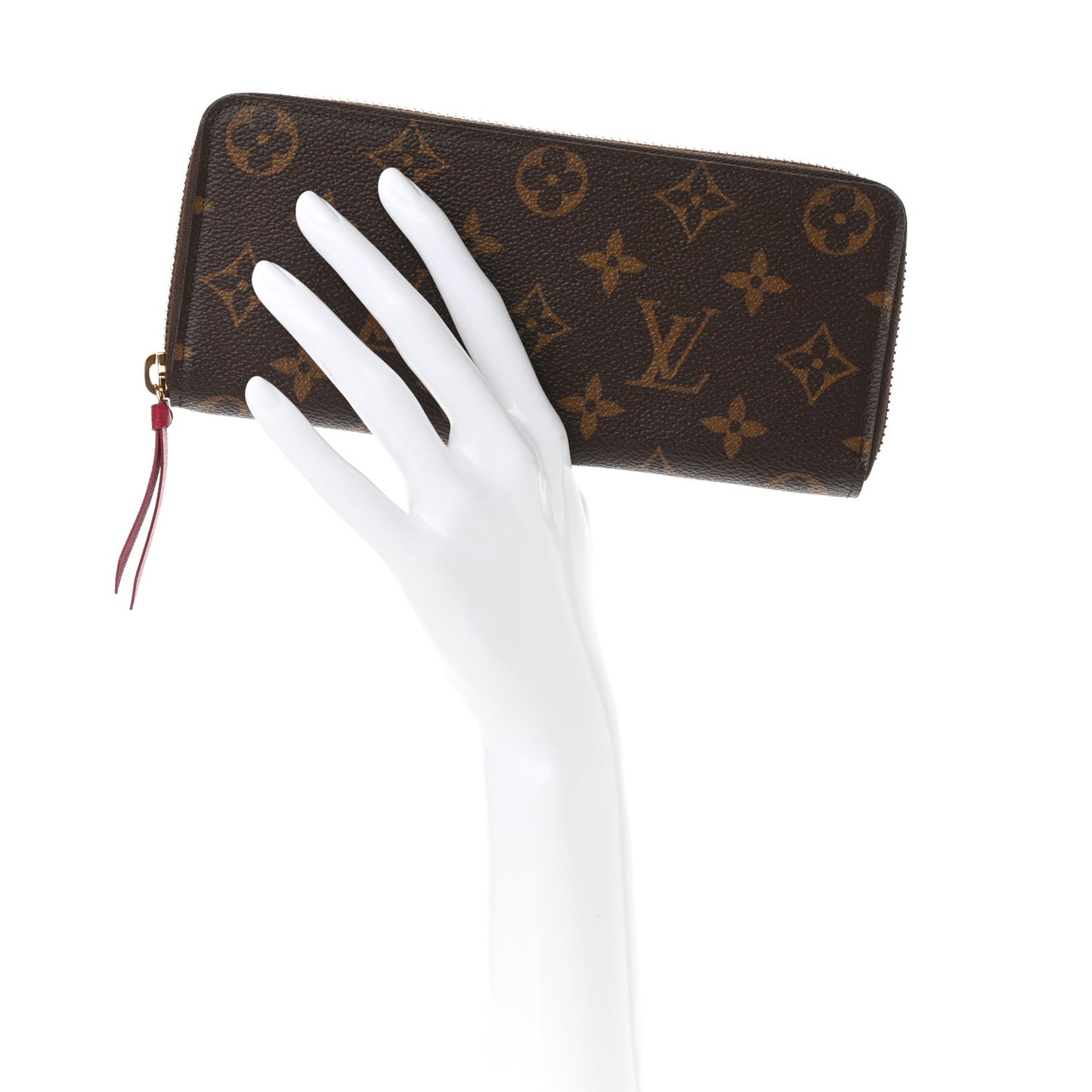 Monogram Clemence Wallet Fuchsia