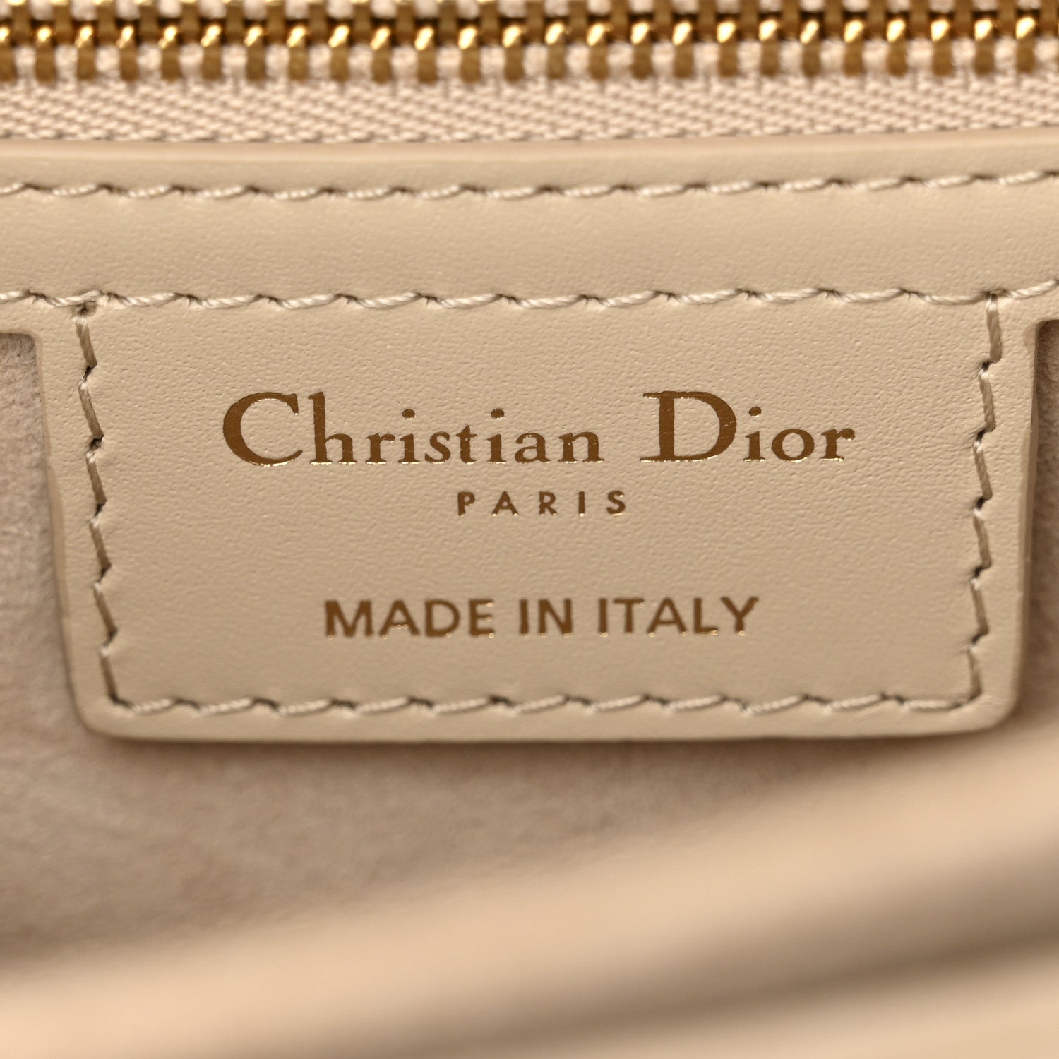 Christian Dior Calfskin CD Signature Flap Crossbody Caramel Beige