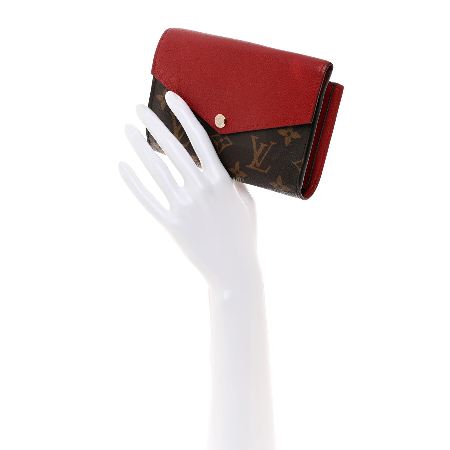 Louis Vuitton Monogram Pallas Compact Wallet Cherry 2 of 7