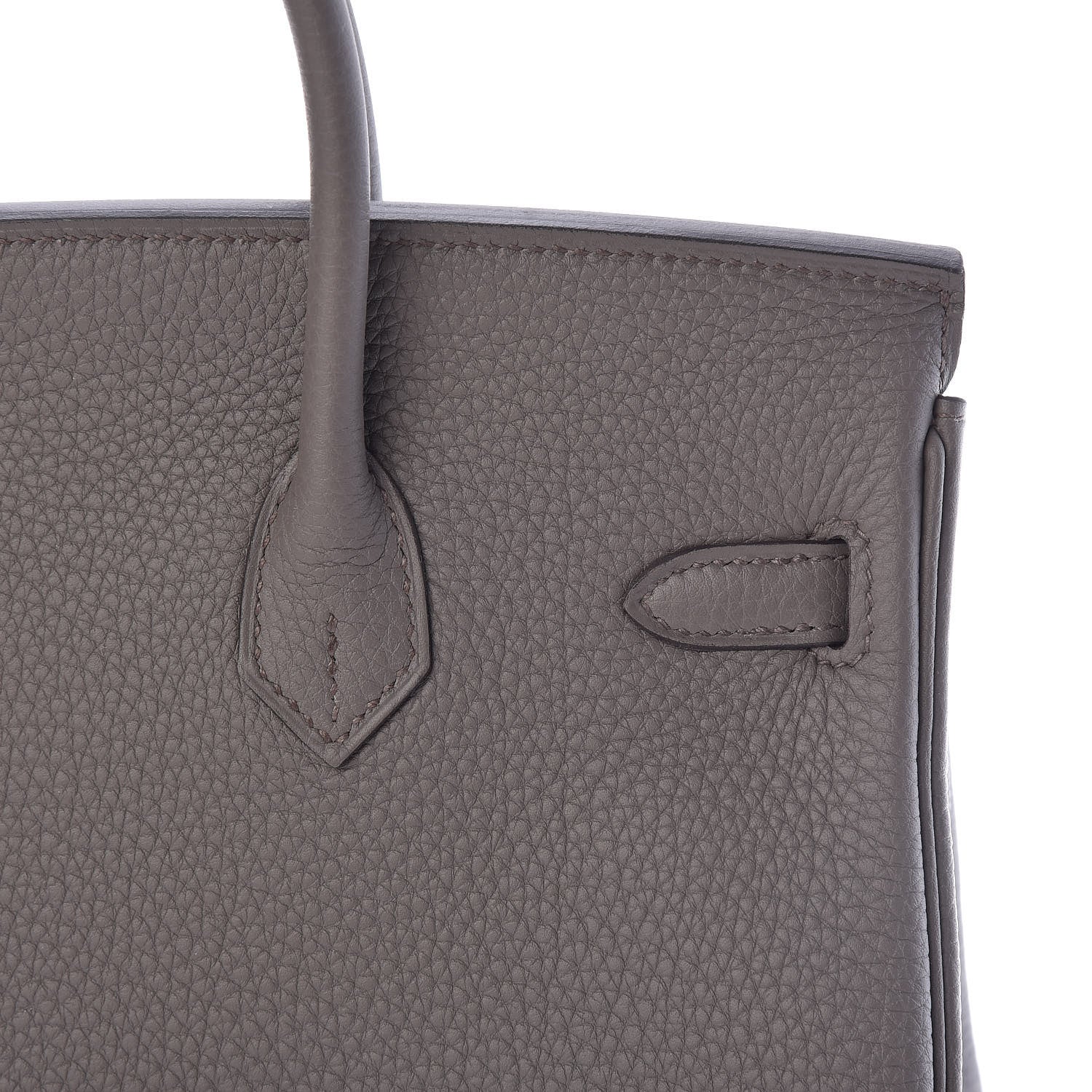 Hermes Togo Birkin 25 Etain 14 of 34