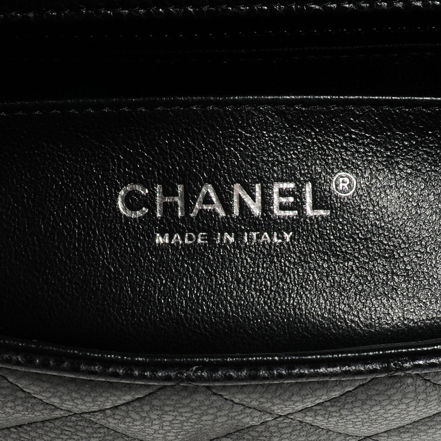 Caviar Quilted Mini Flap Black