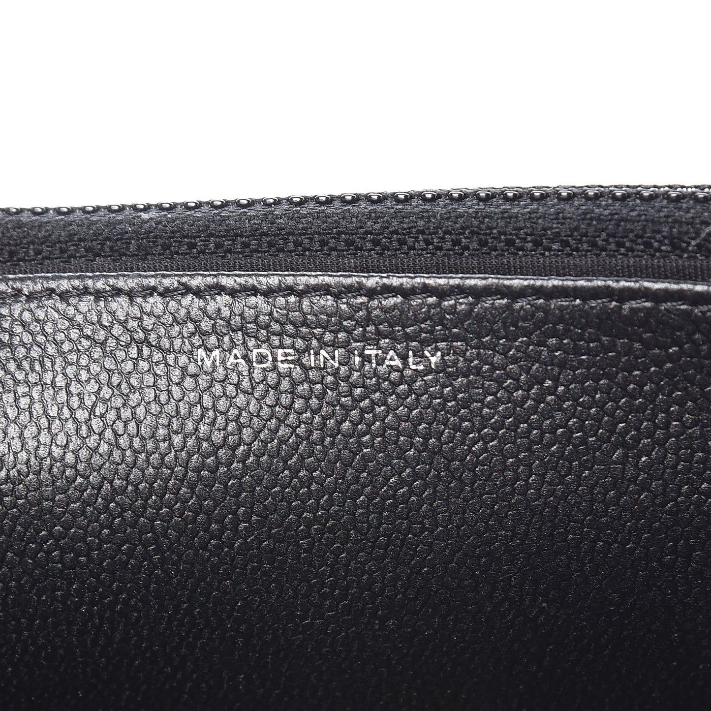 Caviar Quilted Boy Wallet On Chain WOC So Black