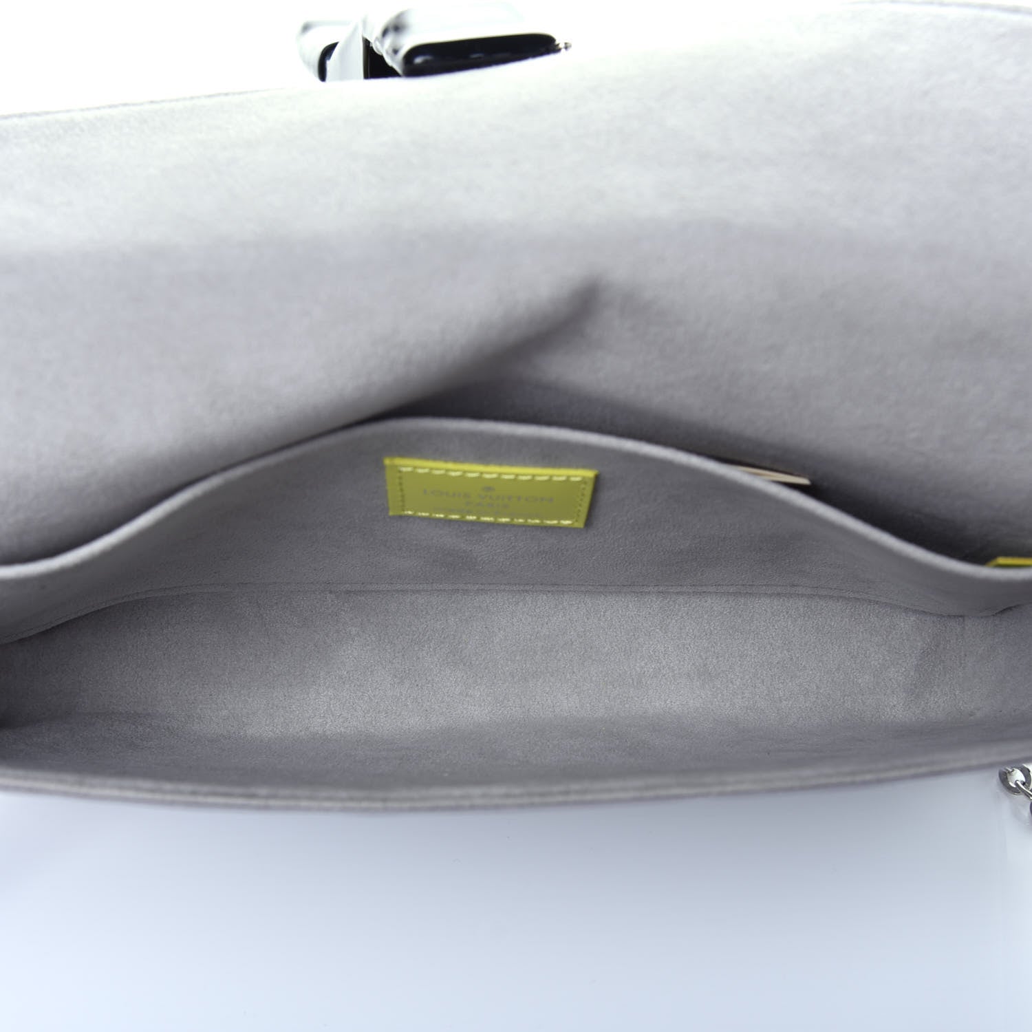 Louis Vuitton Epi Tri-Color Felicie Pochette Acid Yellow Sky 6 of 10