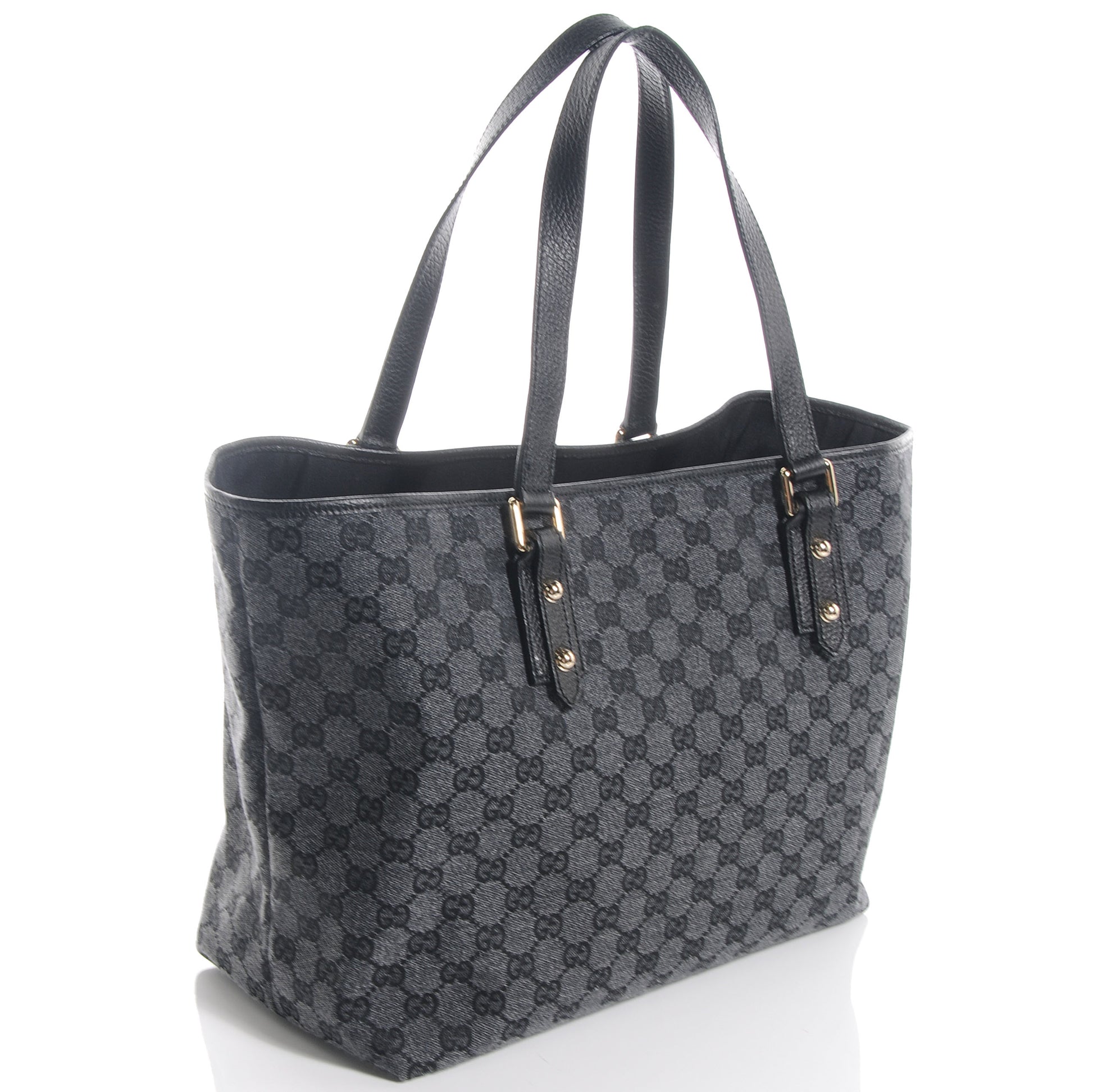 Gucci Monogram Jolicoeur Medium Tote Gray 3 of 9
