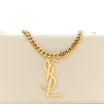 Saint Laurent Grain De Poudre Small Monogram Kate Satchel Crema Soft 8 of 12
