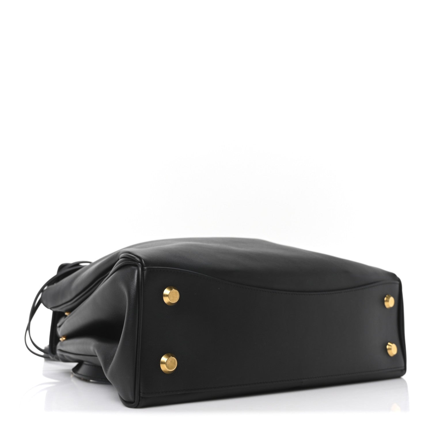Balenciaga Natural Smooth Calfskin Medium Rodeo Top Handle Handbag Black 4 of 9