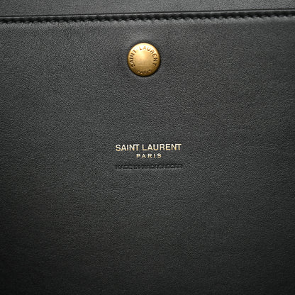 Saint Laurent Raffia Logo Tote Black 6 of 10