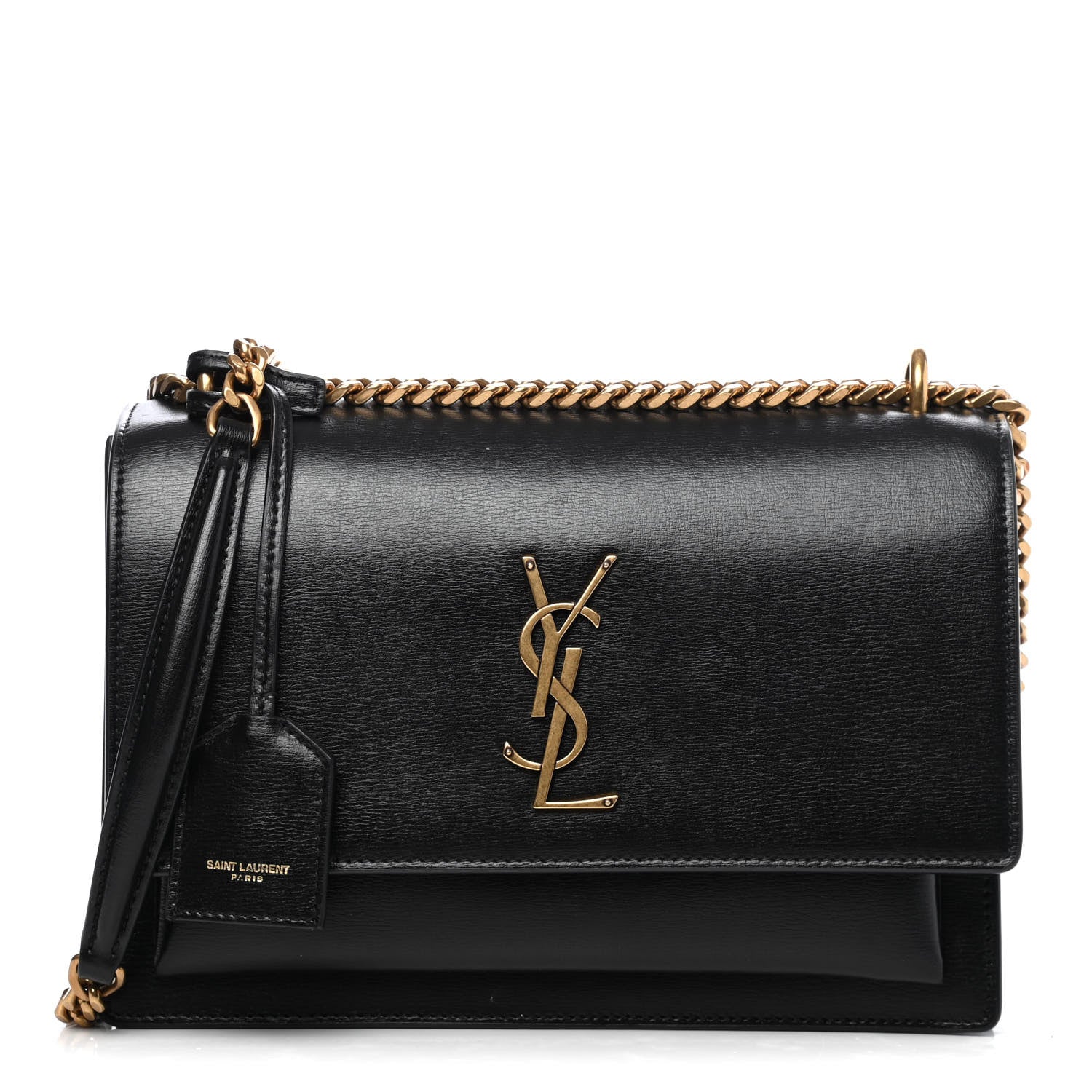 Saint Laurent Calfskin Medium Monogram Sunset Black 1 of 4
