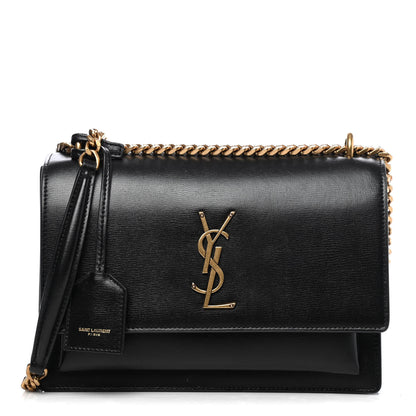 Saint Laurent Calfskin Medium Monogram Sunset Black 1 of 4