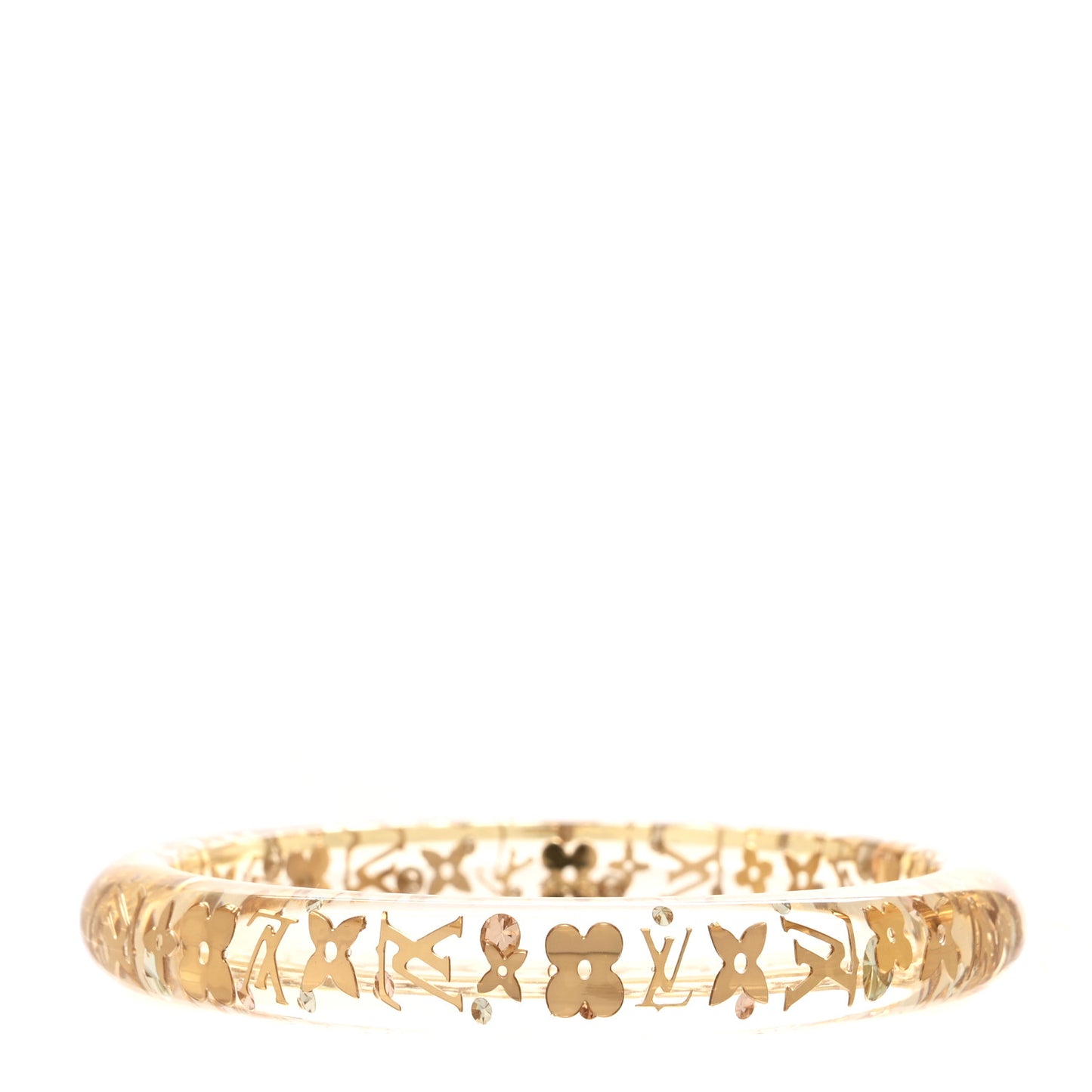 Resin Swarovski Small Inclusion Bracelet PM Transparent