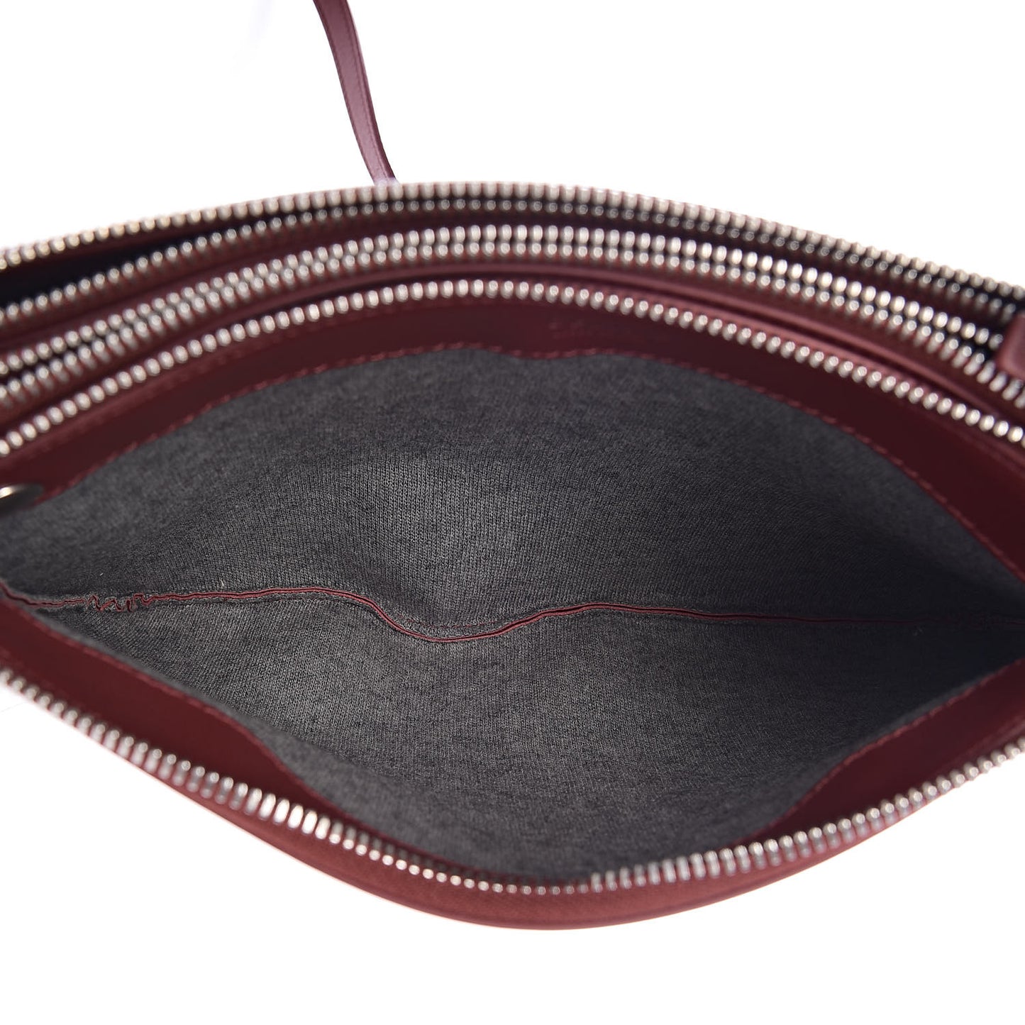 Lambskin Large Trio Crossbody Bag Burgundy