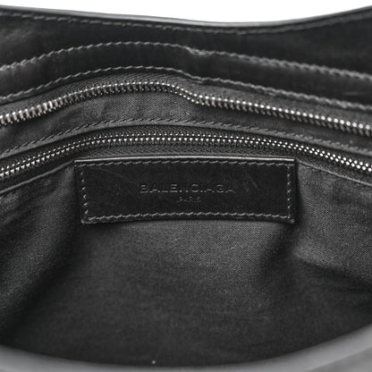 Balenciaga Smooth Calfskin Metallic Patent Giant 12 Silver Hardware City Black Gris 6 of 11