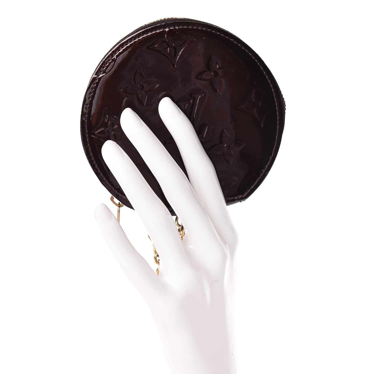 Vernis Chapeau Coin Purse Amarante