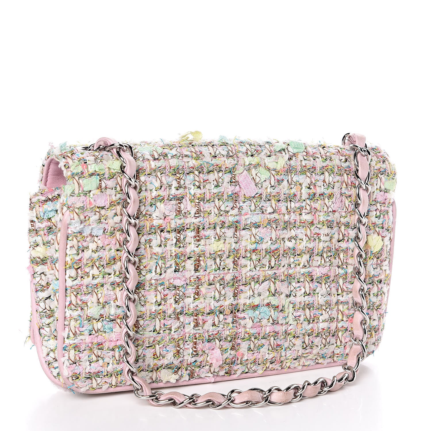 Chanel Tweed CC Flap Multicolor 3 of 11