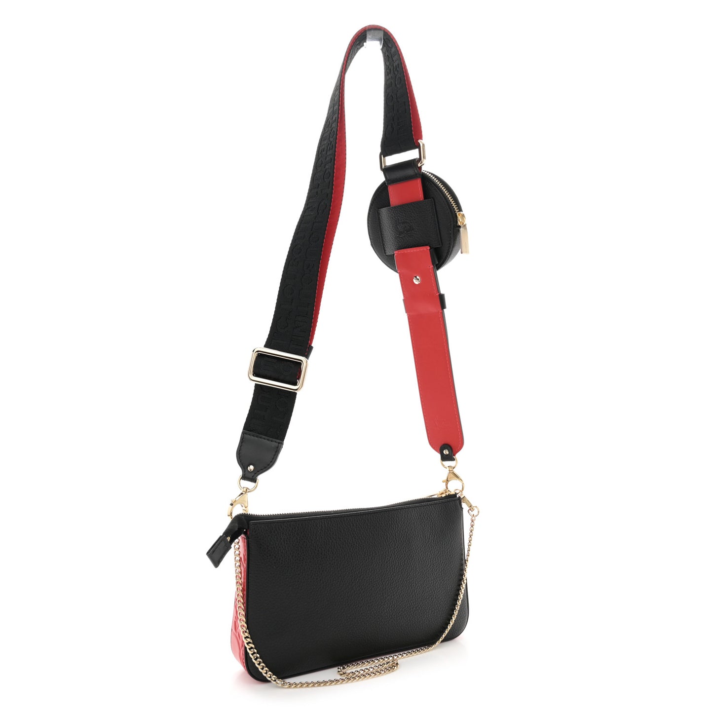 Toile Monogram Loubila Chain Hybrid Crossbody Black