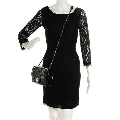 Chanel Patent Quilted Small Coco Shine Flap Black 2 of 9