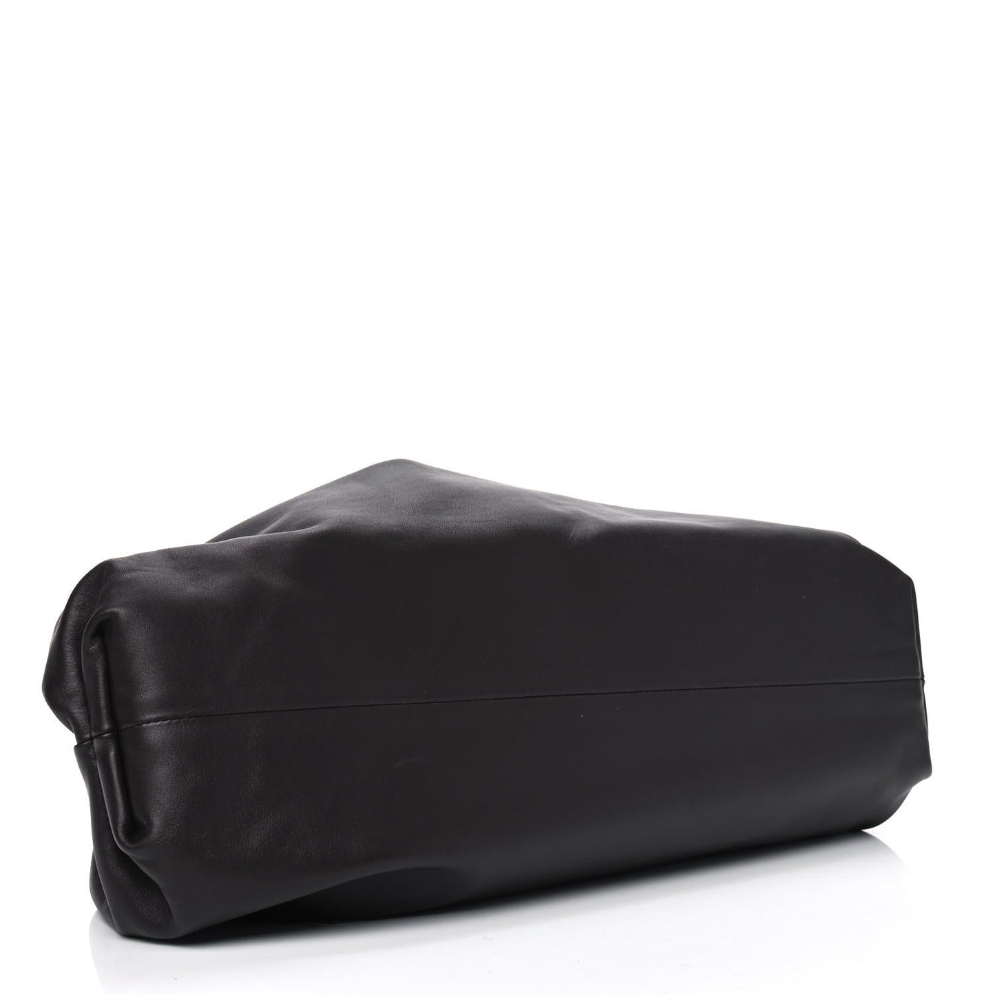 Smooth Butter Calf The Pouch Oversized Clutch Fondant