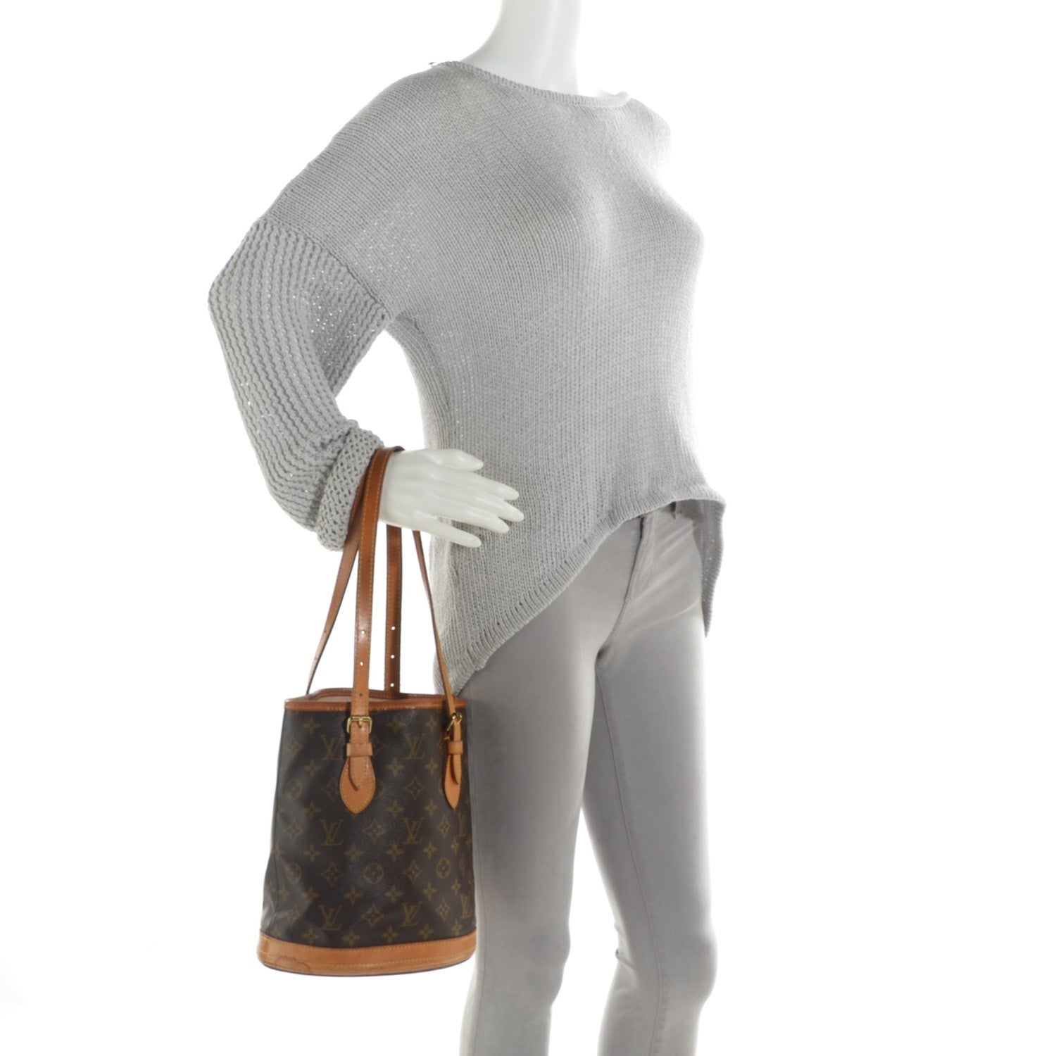 Louis Vuitton Monogram Petit Bucket 23 2 of 9