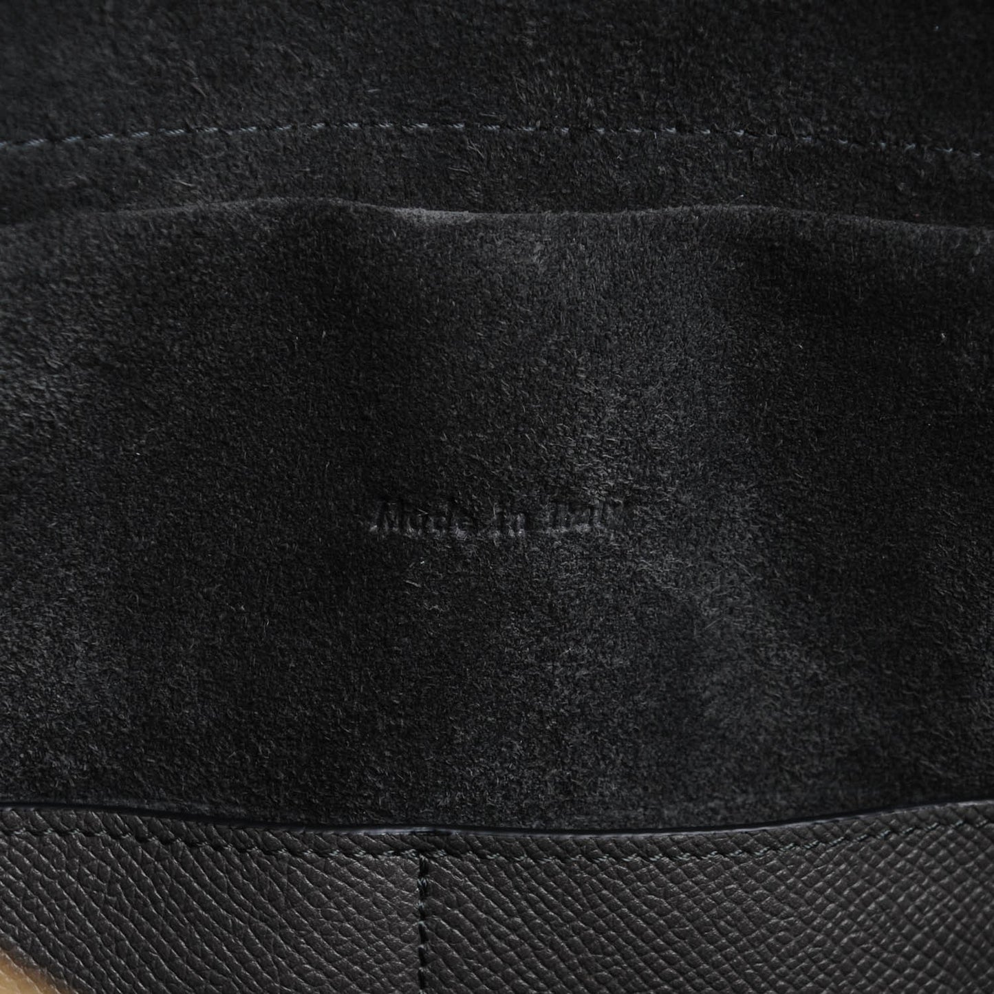 Grained Calfskin Mini Belt Bag Grey