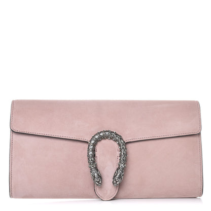 Gucci Suede Dionysus Clutch Blush 1 of 17