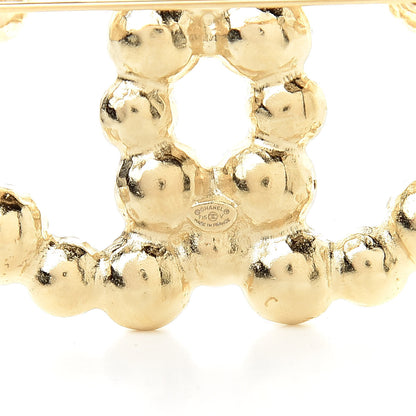 Chanel Pearl CC Brooch Gold 4 of 5