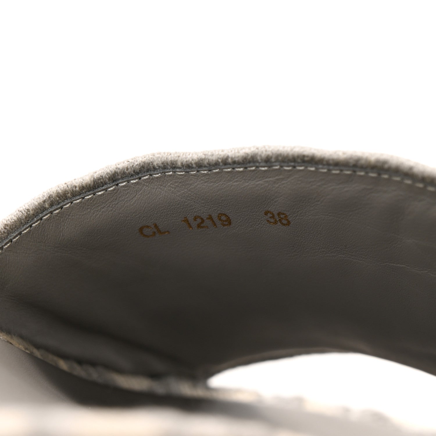 Christian Dior Oblique D-Way Platform Sandals 38 Grey Stone 9 of 10