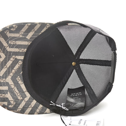 Gucci GG Supreme Monogram Caleido Baseball Hat M Black 5 of 8