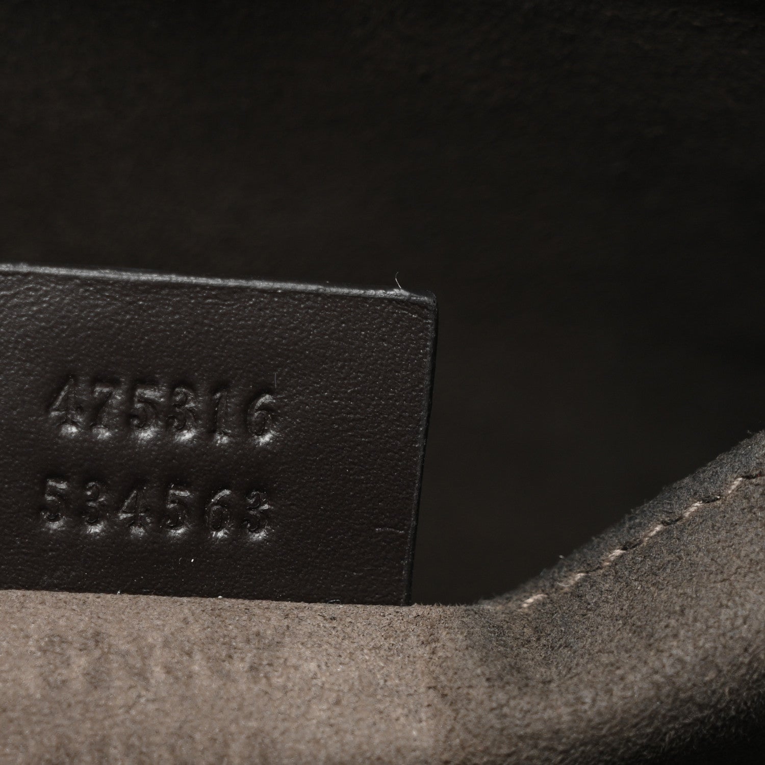 Gucci GG Supreme Monogram Selleria Calfskin Web New Web Cosmetic Case Beige Ebony Cocoa 7 of 11
