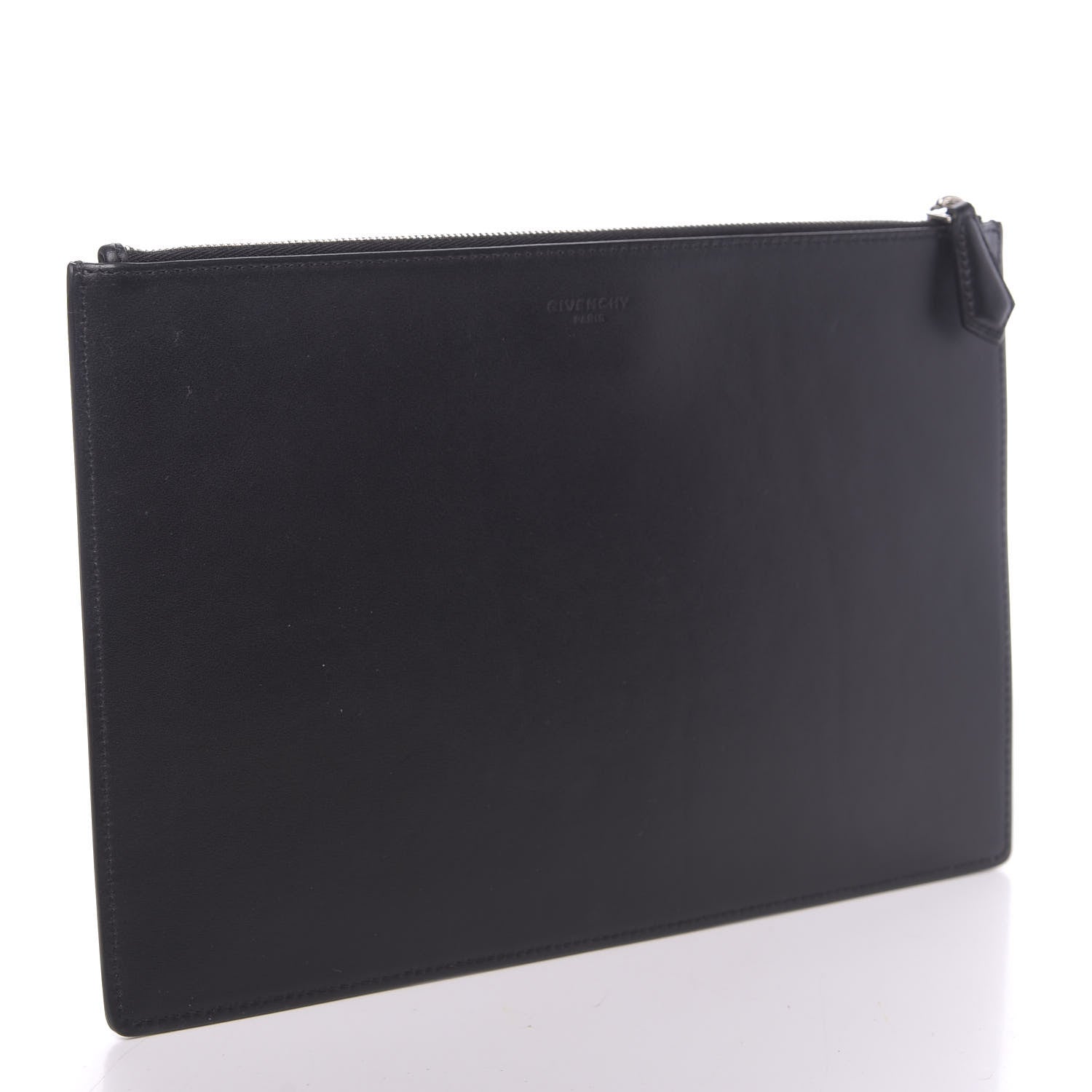 Givenchy Calfskin Bambi Print Medium Cosmetic Pouch Black 3 of 7