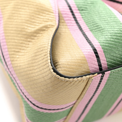 Stella McCartney Raffia Striped Logo Tote Multicolor 13 of 13
