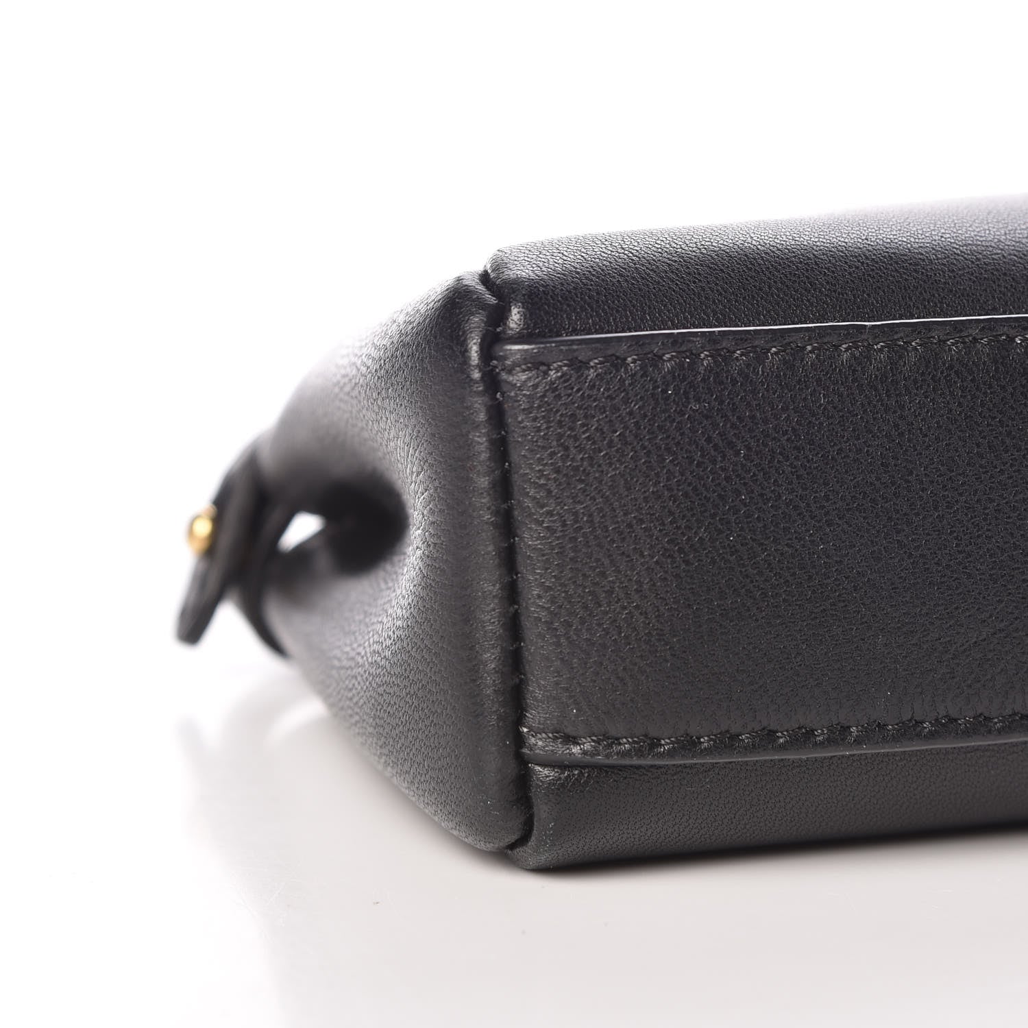 Fendi Nappa Micro Peekaboo Iconic Satchel Black 9 of 10