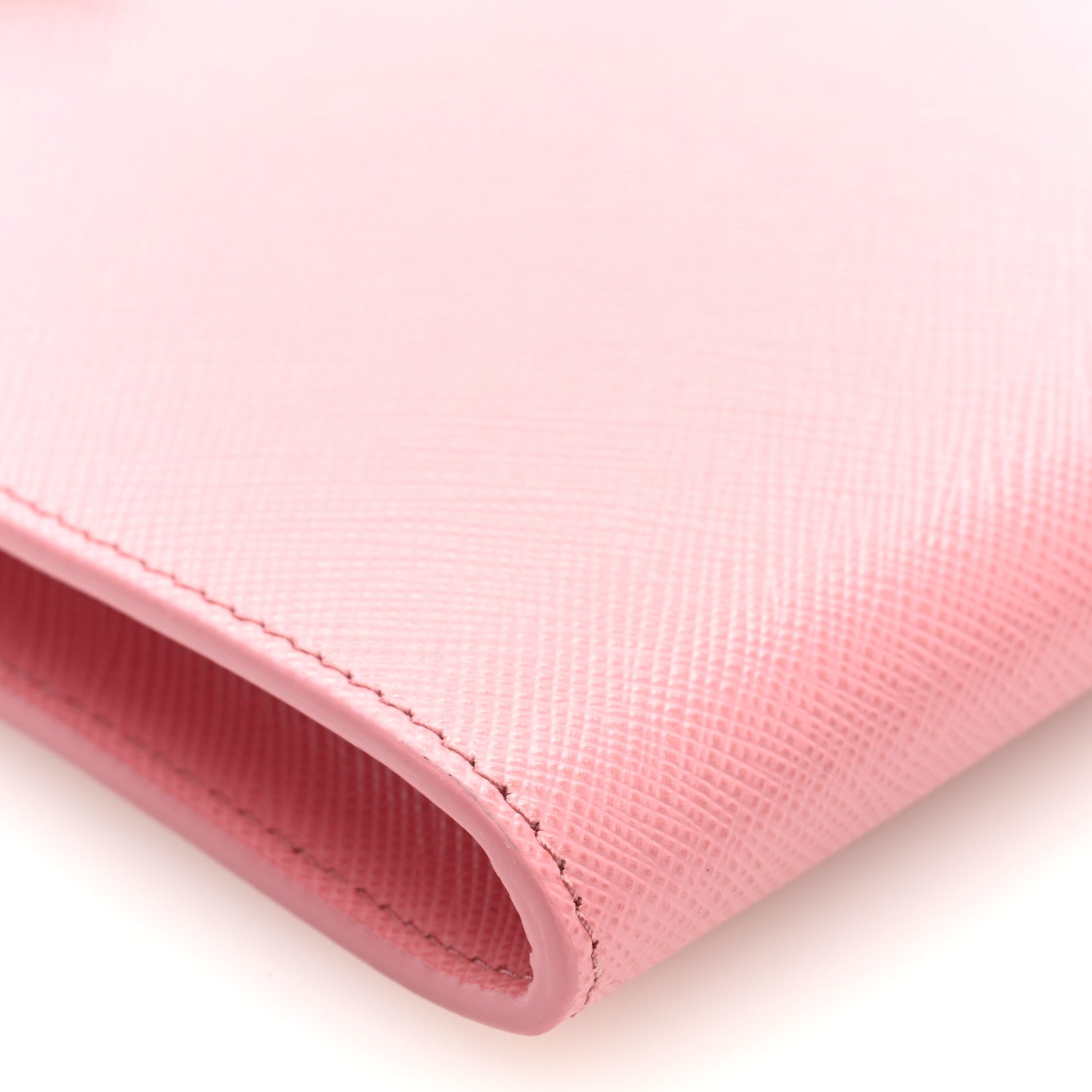 Prada Saffiano Triangle Phone Case Crossbody Pouch Petalo 9 of 10