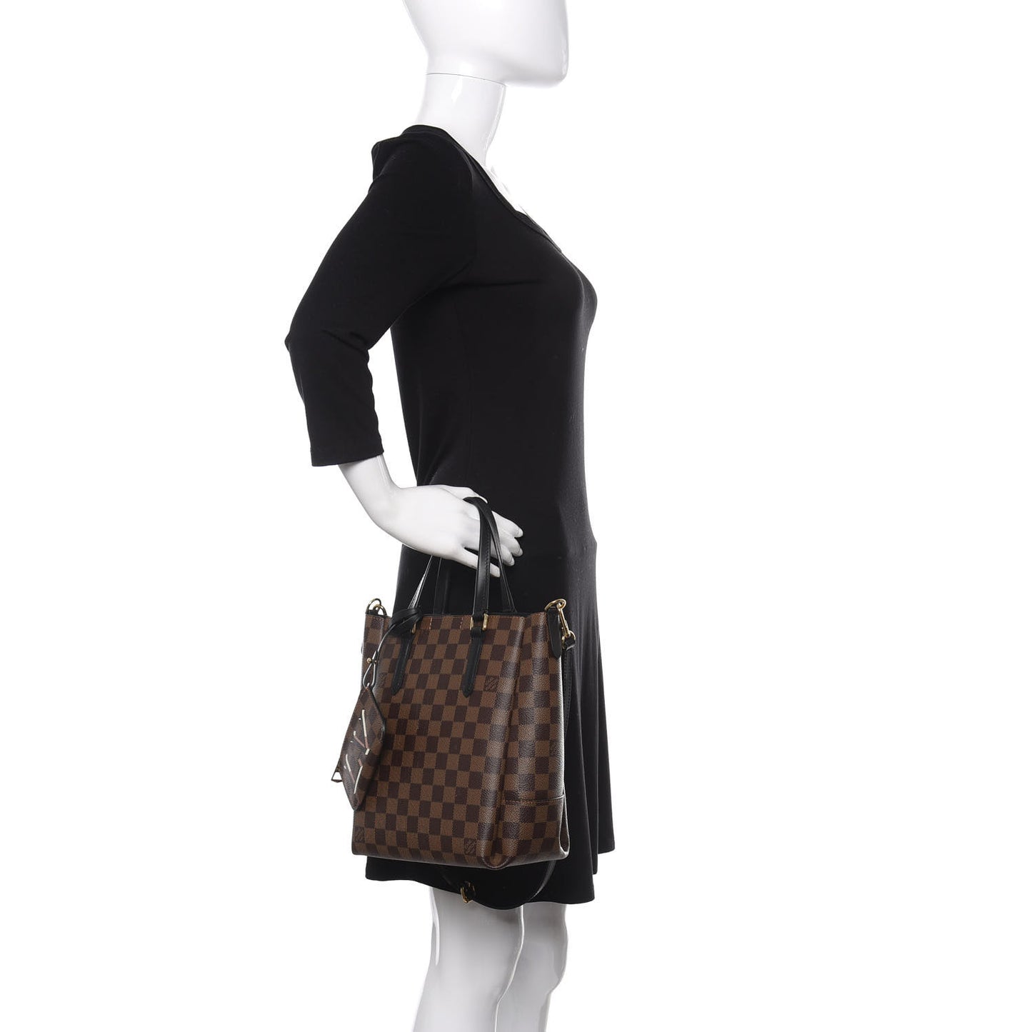 Damier Ebene Belmont PM Black