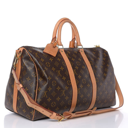 Louis Vuitton Monogram Keepall Bandouliere 45 3 of 17