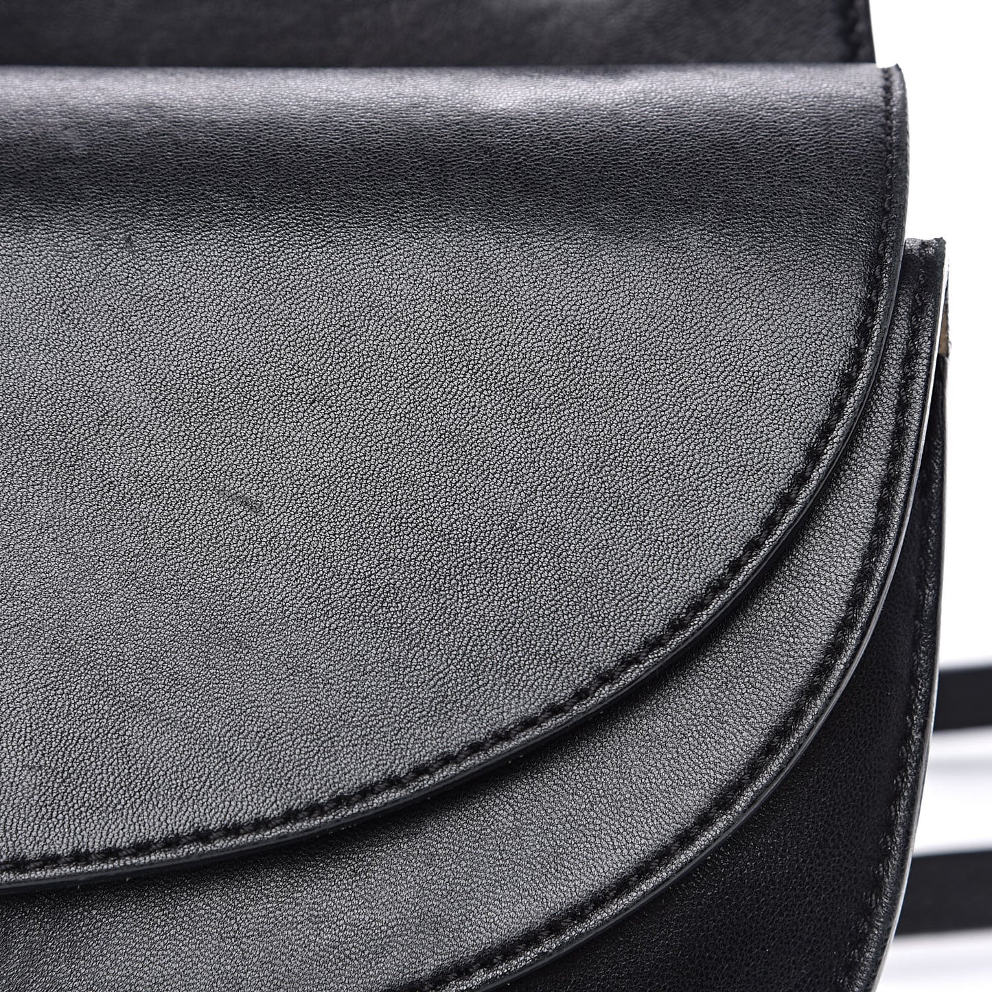 Calfskin Georgia Crossbody Bag Black