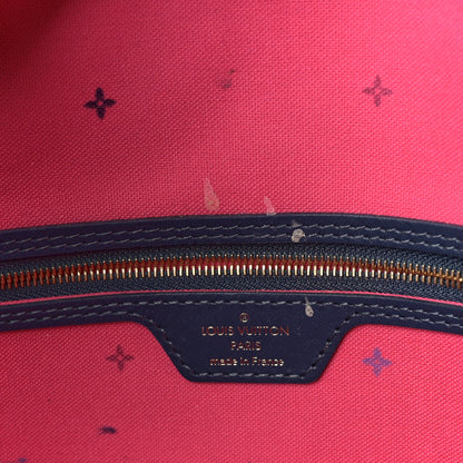 Louis Vuitton Monogram Giant Spring In The City Neverfull MM Midnight Fuchsia 7 of 10