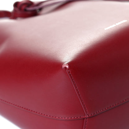 Mansur Gavriel Calfskin Mini Bucket Bag Burgundy 5 of 7