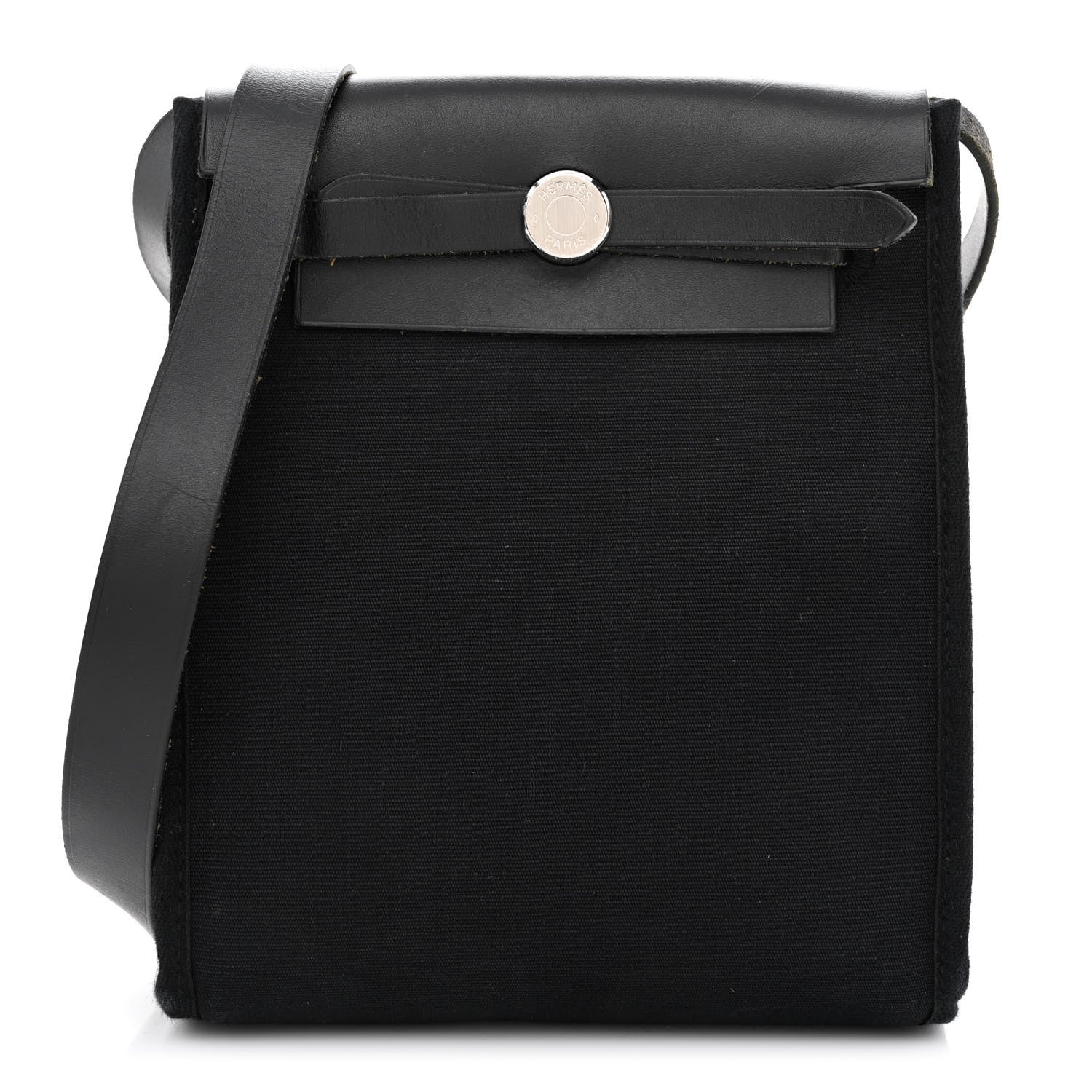 Hermes Toile Herbag TPM Black 1 of 12