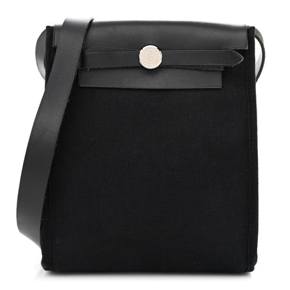 Hermes Toile Herbag TPM Black 1 of 12