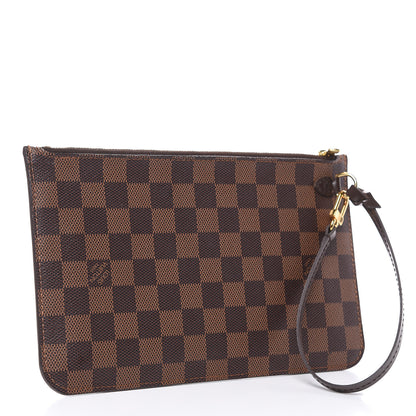 Louis Vuitton Damier Ebene Neverfull MM GM Pochette 3 of 11