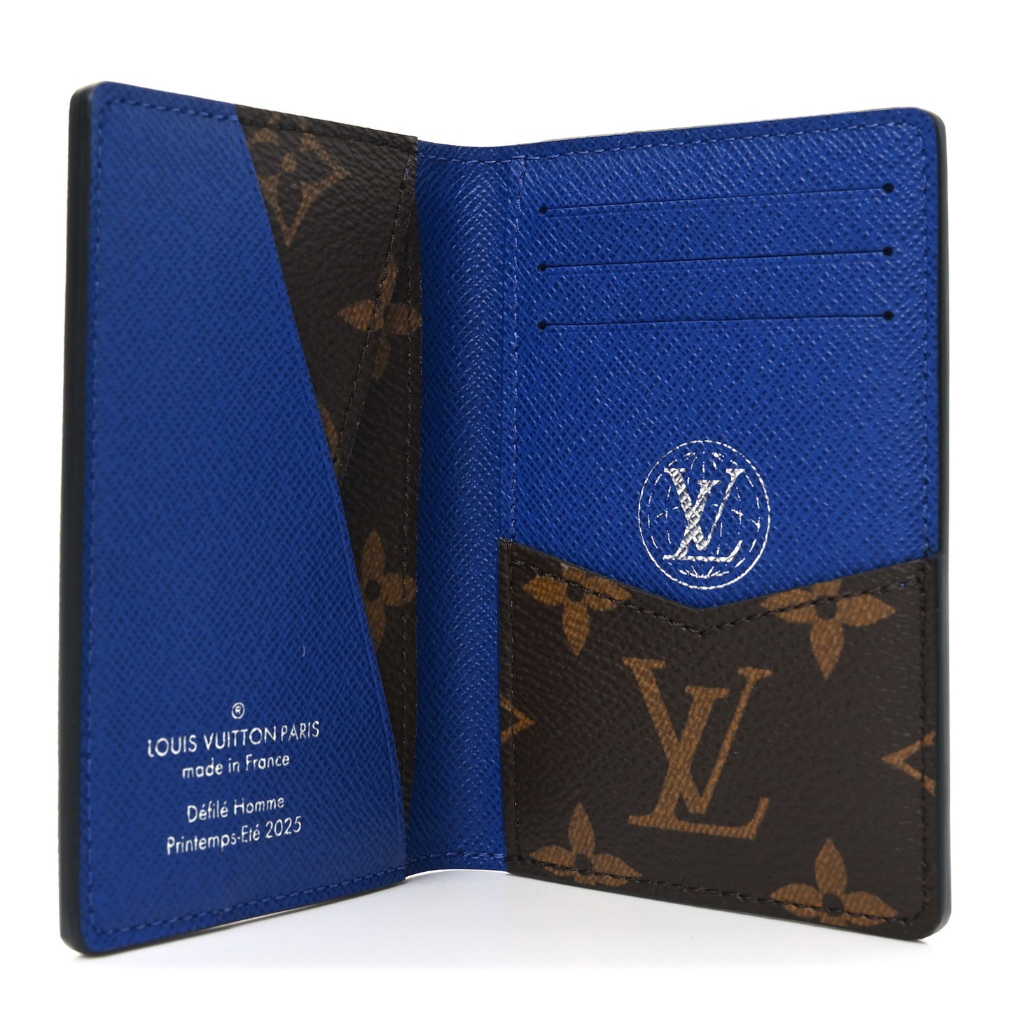 Damier Heritage Pocket Organizer Blue Green