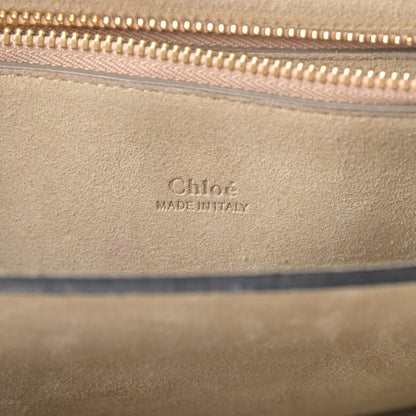 Chloe Suede Calfskin Medium Faye Shoulder Bag Black 6 of 17