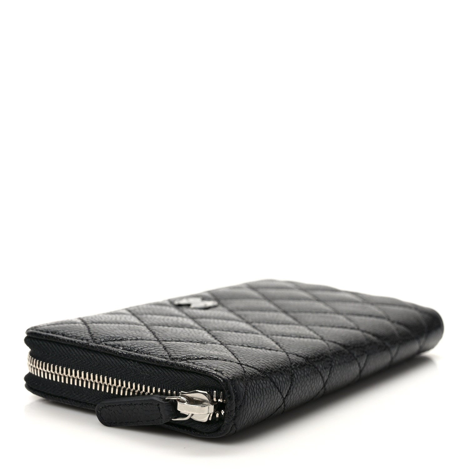 Chanel Caviar Quilted Incognito Large Gusset Zip Around Wallet Black 4 of 8