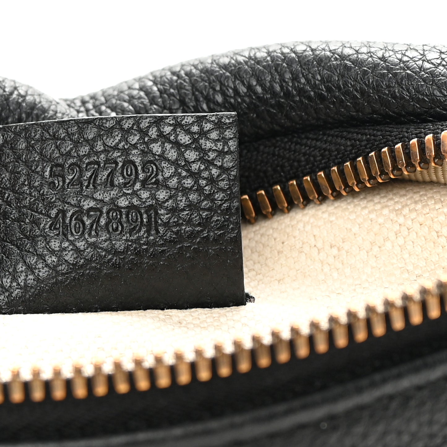 Grained Calfskin Small Logo Belt Bag Black